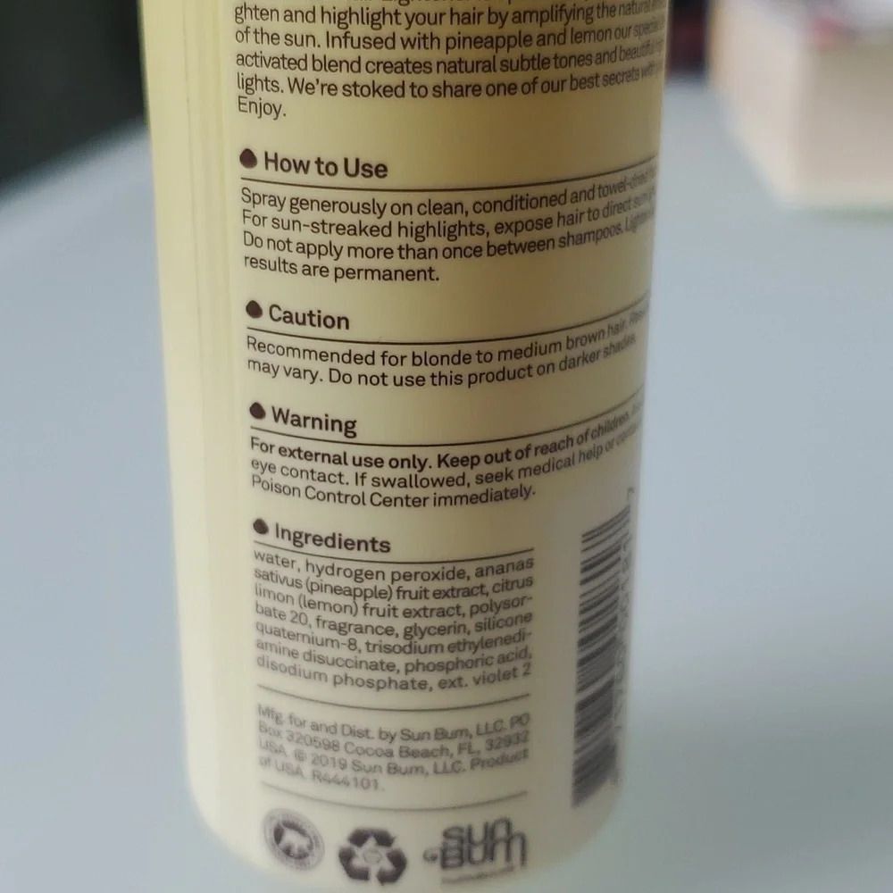 Brand new Sun Bum Hair Lightener - Blonde - Picture 4 of 8